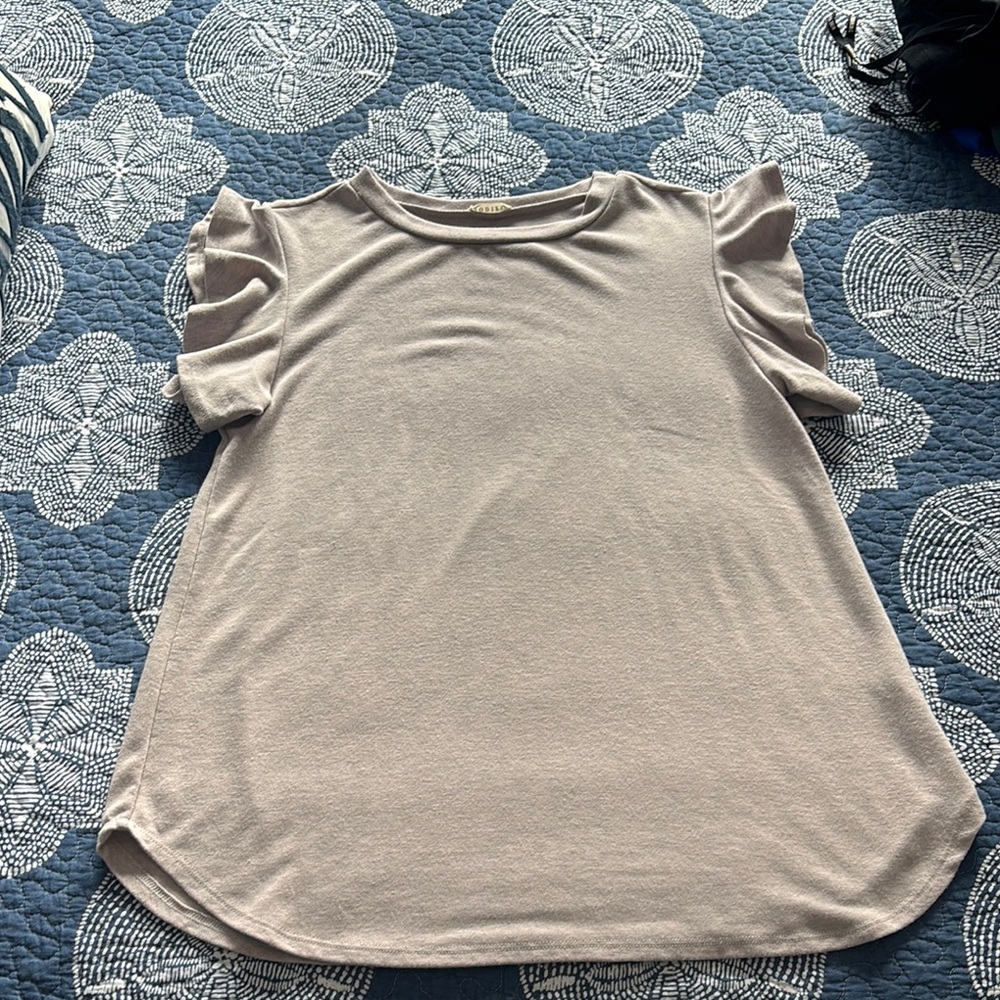 Ruffle Sleeve Top